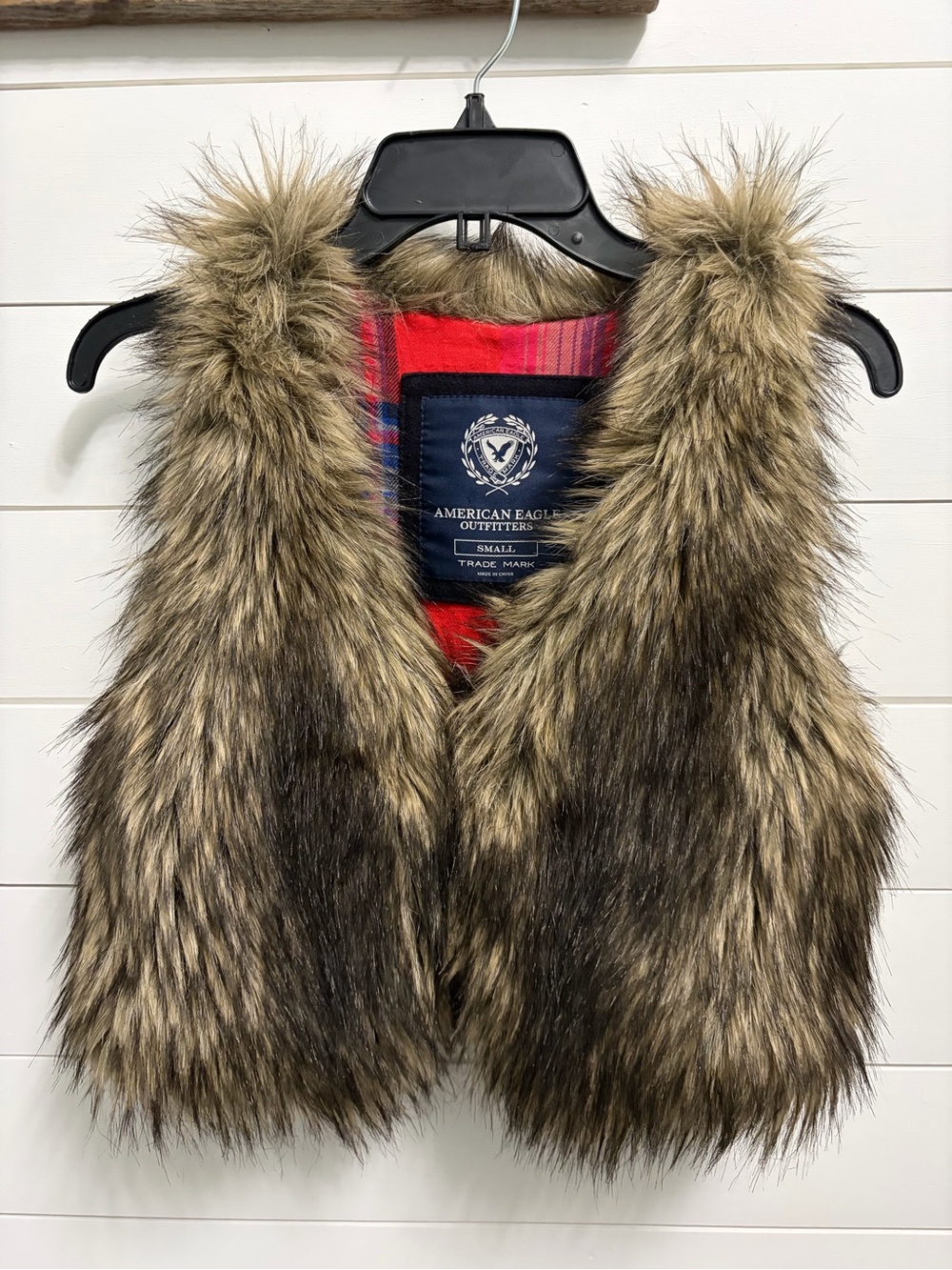American Eagle Fur Vest